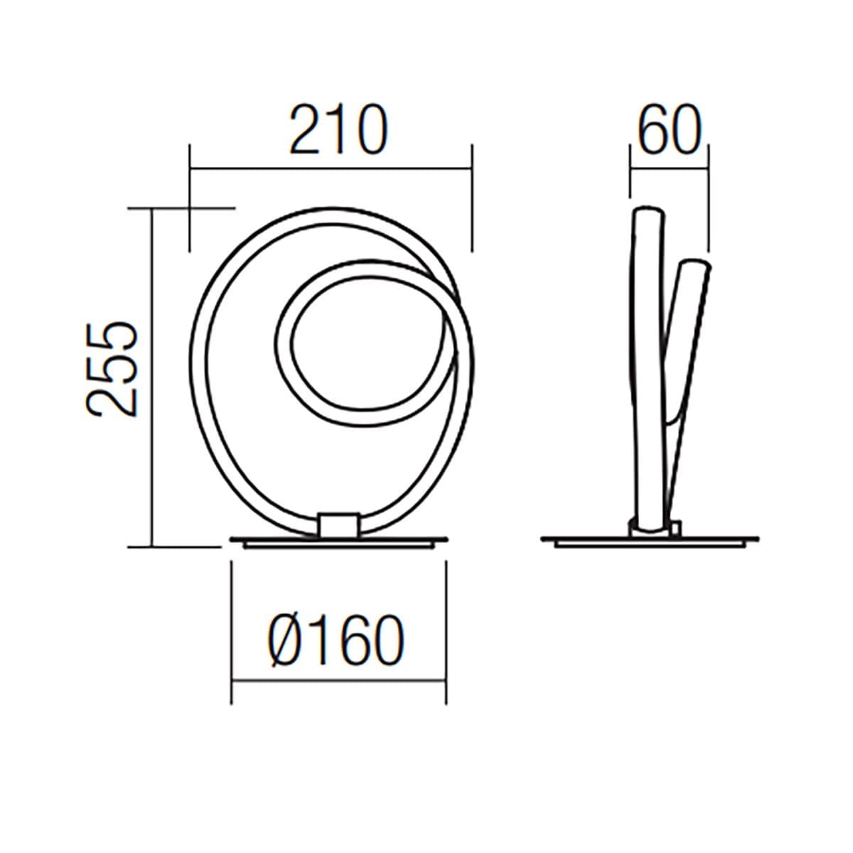 Abat-jour led REDO group SINTRA 01-1479 768LM 3000K lampada tavolo ultramoderna bianca - 3