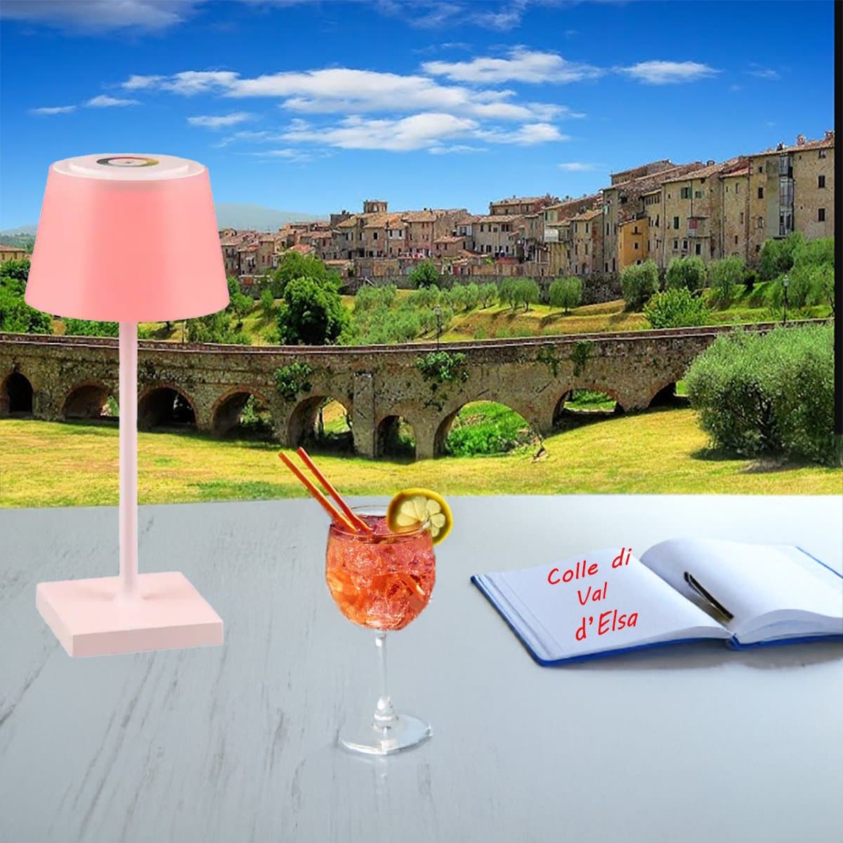 Abat-jour esterno Trio lighting SANCHEZ R54126131 IP44 RGB LED 450LM bianco lampada tavolo giardino pub ristoranti - 2