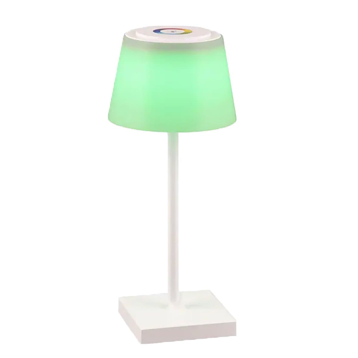 Abat-jour esterno Trio lighting SANCHEZ R54126131 IP44 RGB LED 450LM bianco lampada tavolo giardino pub ristoranti - 6