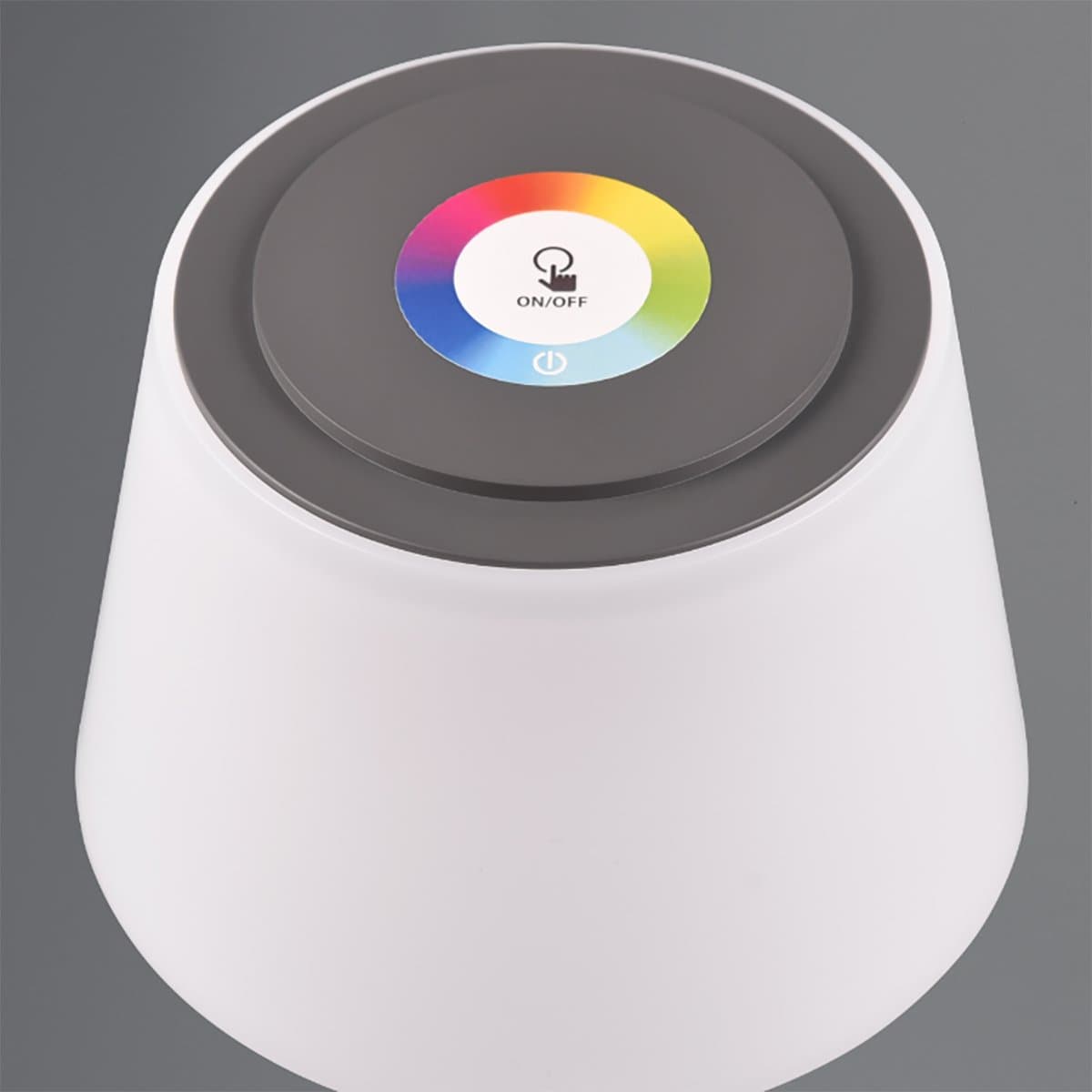 Abat-jour esterno Trio lighting SANCHEZ R54126142 IP44 RGB LED 450LM antracite lampada tavolo giardino pub ristoranti - 8