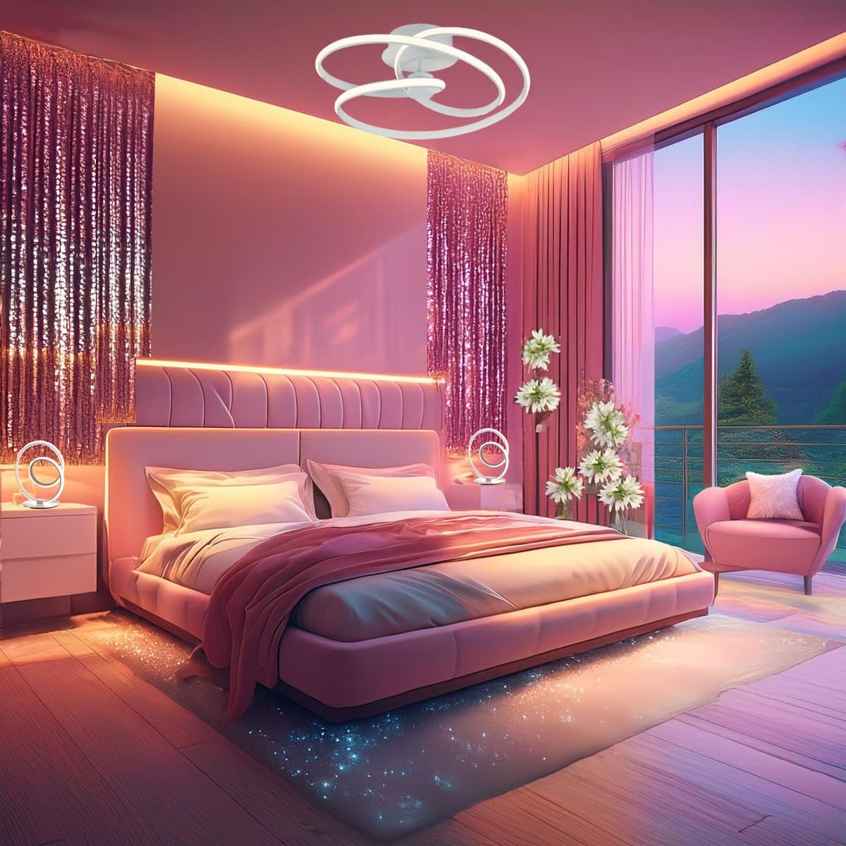 Plafoniera Redo Group SINTRA 01-2189 LED 2726LM 3000K lampada soffitto ultramoderna dimmerabile - 2