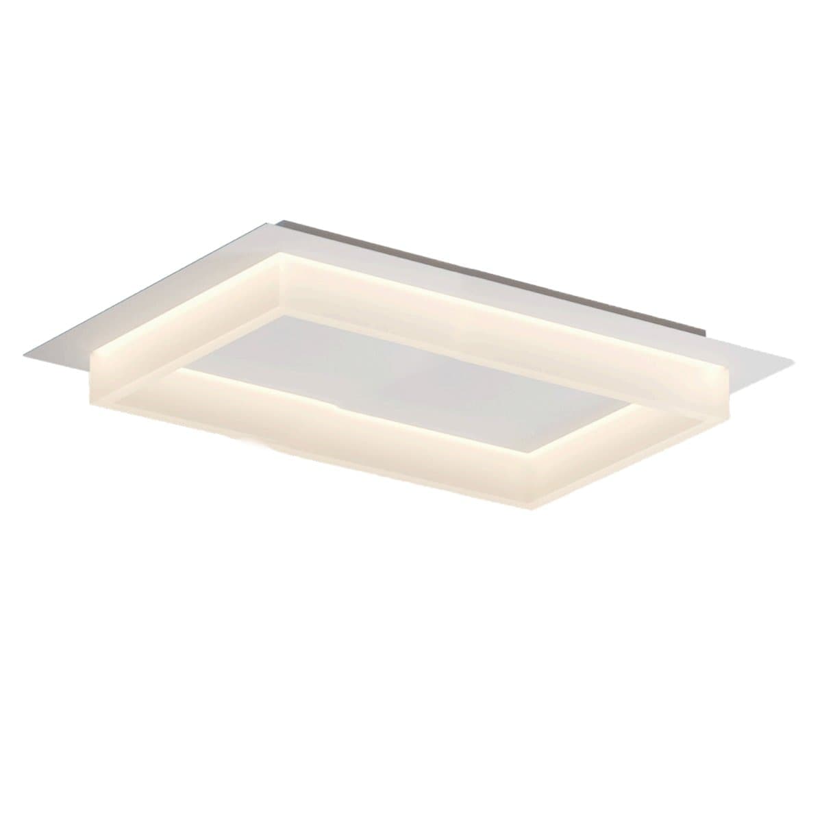 Plafoniera led Redo Group PERIMETRO 980 982 LED CCT 2100LM 70x35 lampada soffitto rettangolare moderna - 3