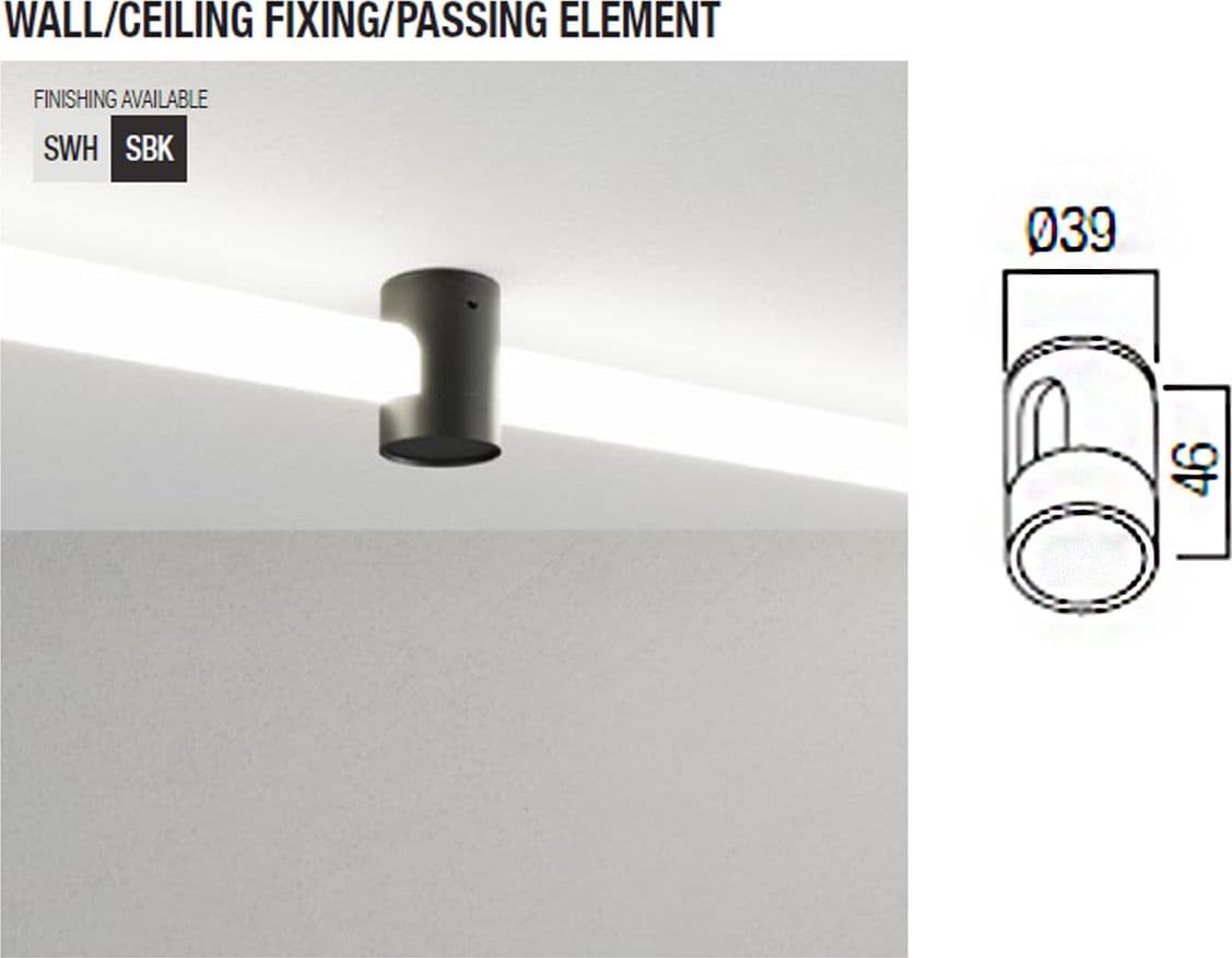 Neon flessibile Redo XLOOPB LP18 LED 72W 5MT IP65 NERO striscia flessibile tubolare led soffitto driver remoto - 10