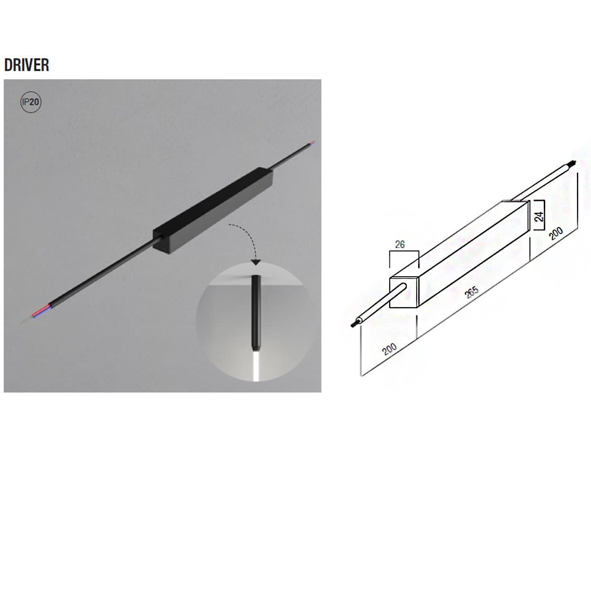 Neon flessibile Redo XLOOPB LP18 LED 72W 5MT IP65 BIANCO striscia flessibile tubolare led soffitto parete driver - 6