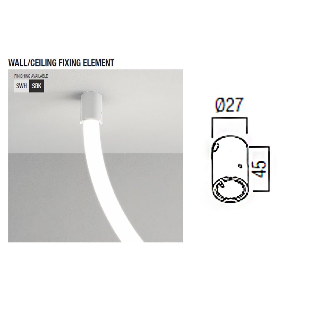 Neon flessibile Redo XLOOPB LP18 LED 72W 5MT IP65 BIANCO striscia flessibile tubolare led soffitto parete driver - 8