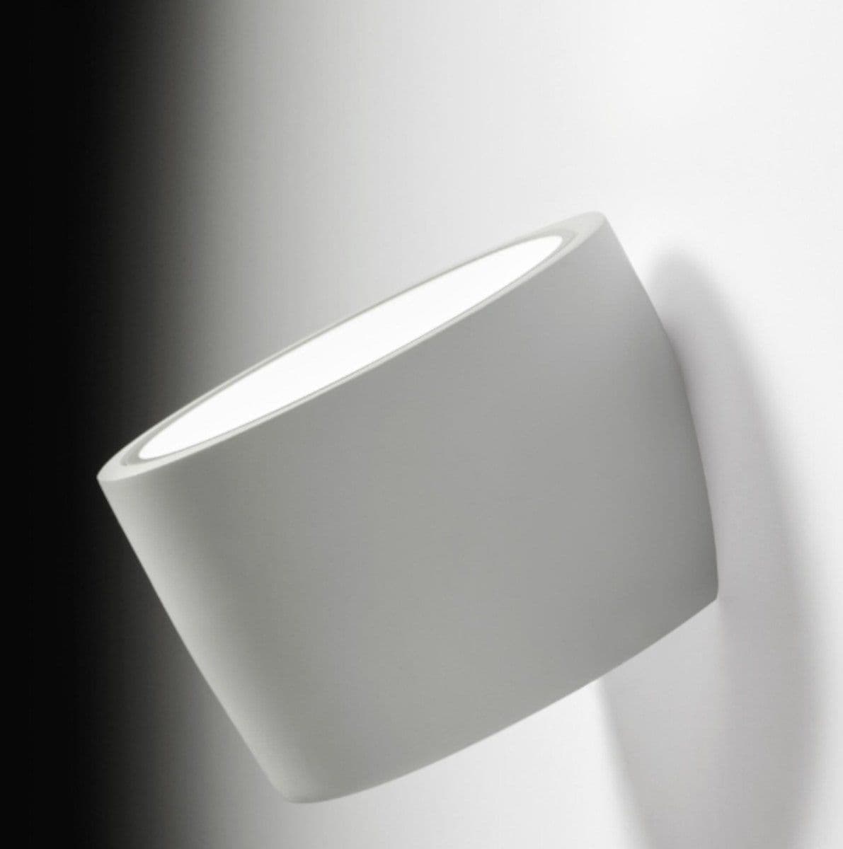 Applique gesso Sforzin illuminazione NASSO tonda T431 GX53 LED alluminio parete - 4