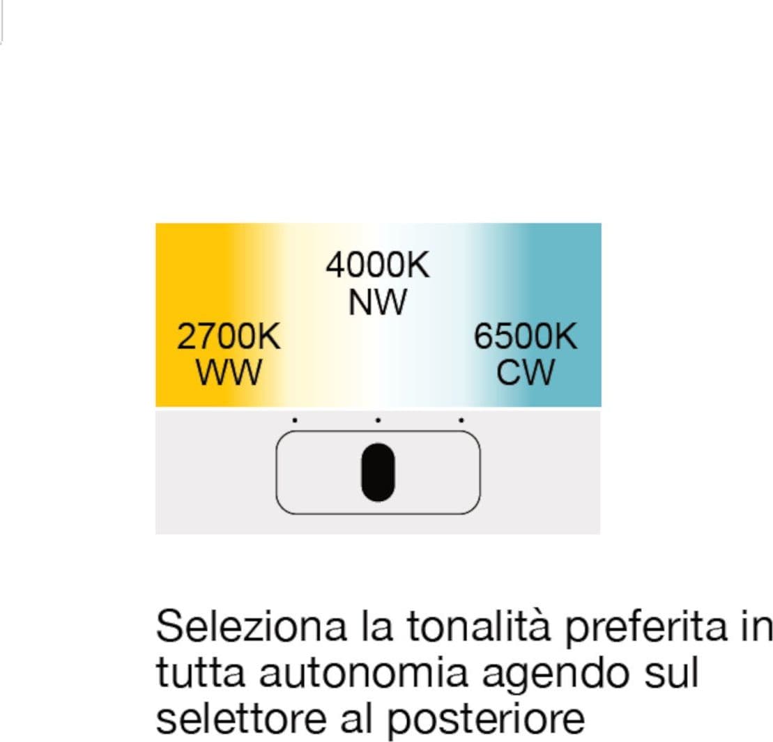 Faretto incasso Lampadari Bartalini TNIOP B LED orientabile termoplastico - 5
