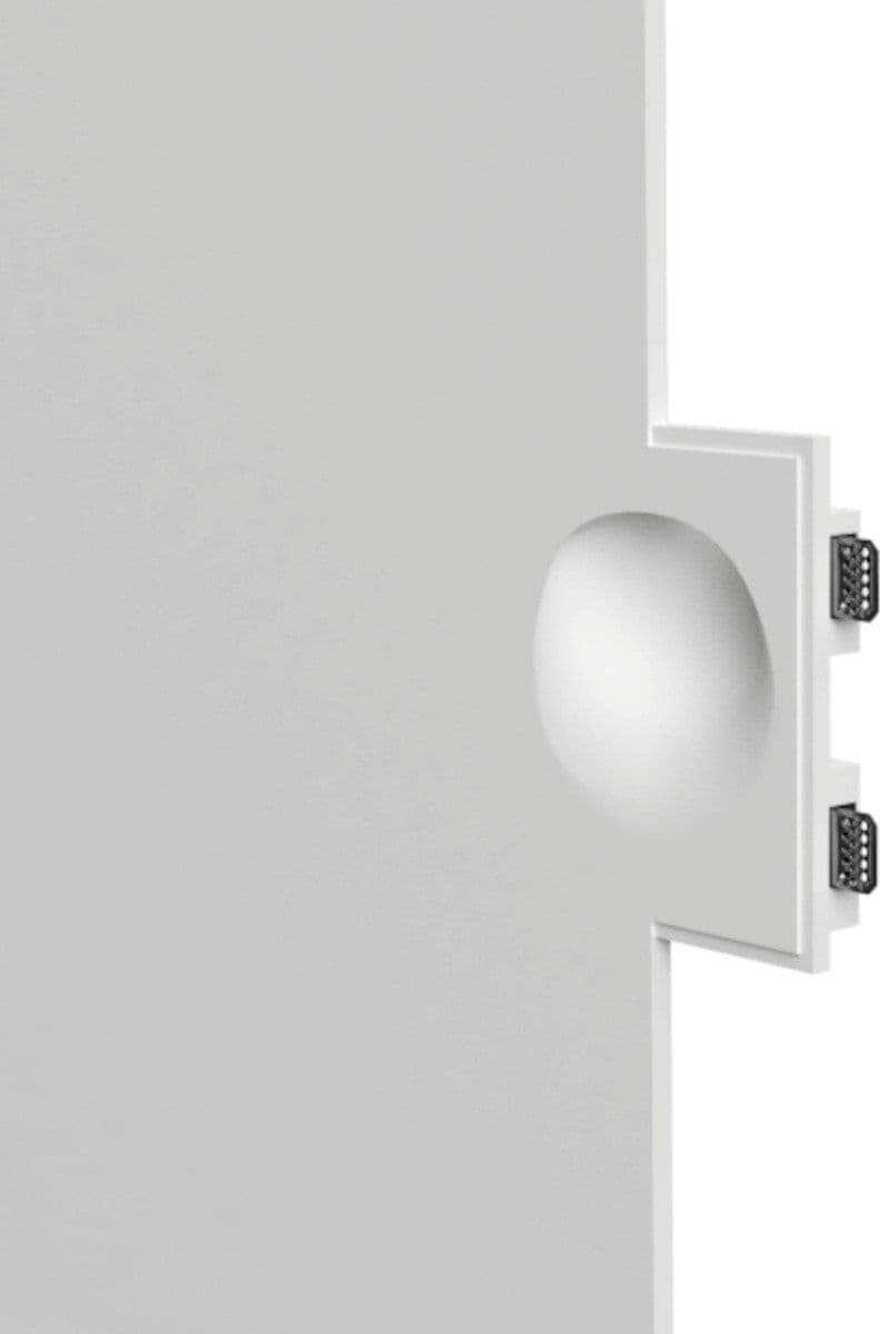 Segnapasso gesso Lampadari Bartalini NIDOR 037 GU10 LED parete verniciabile - 4