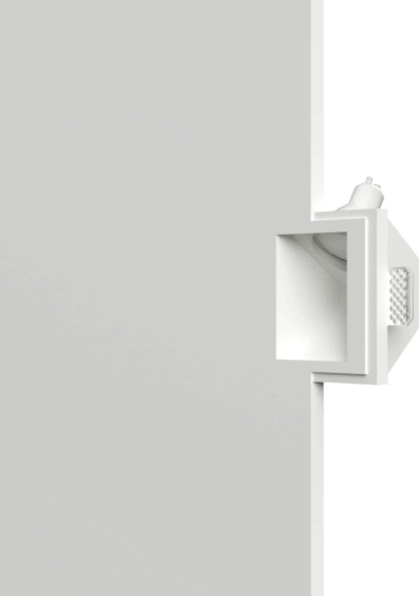 Segnapasso gesso Lampadari Bartalini ININREB 070 GU10 LED parete verniciabile - 4