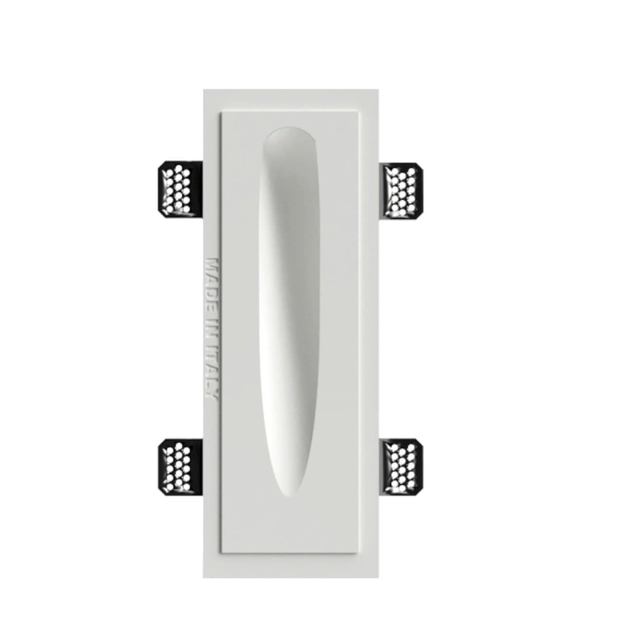 Segnapasso gesso Lampadari Bartalini OIHCCORREV 370 GU10 LED parete verniciabile