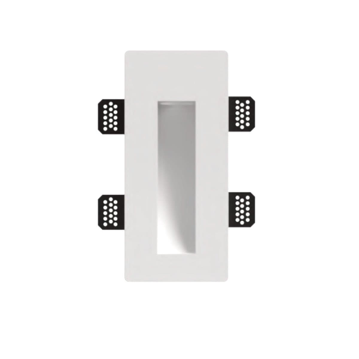 Segnapasso gesso Lampadari Bartalini OGAJ 371 GU10 LED parete verniciabile - 2