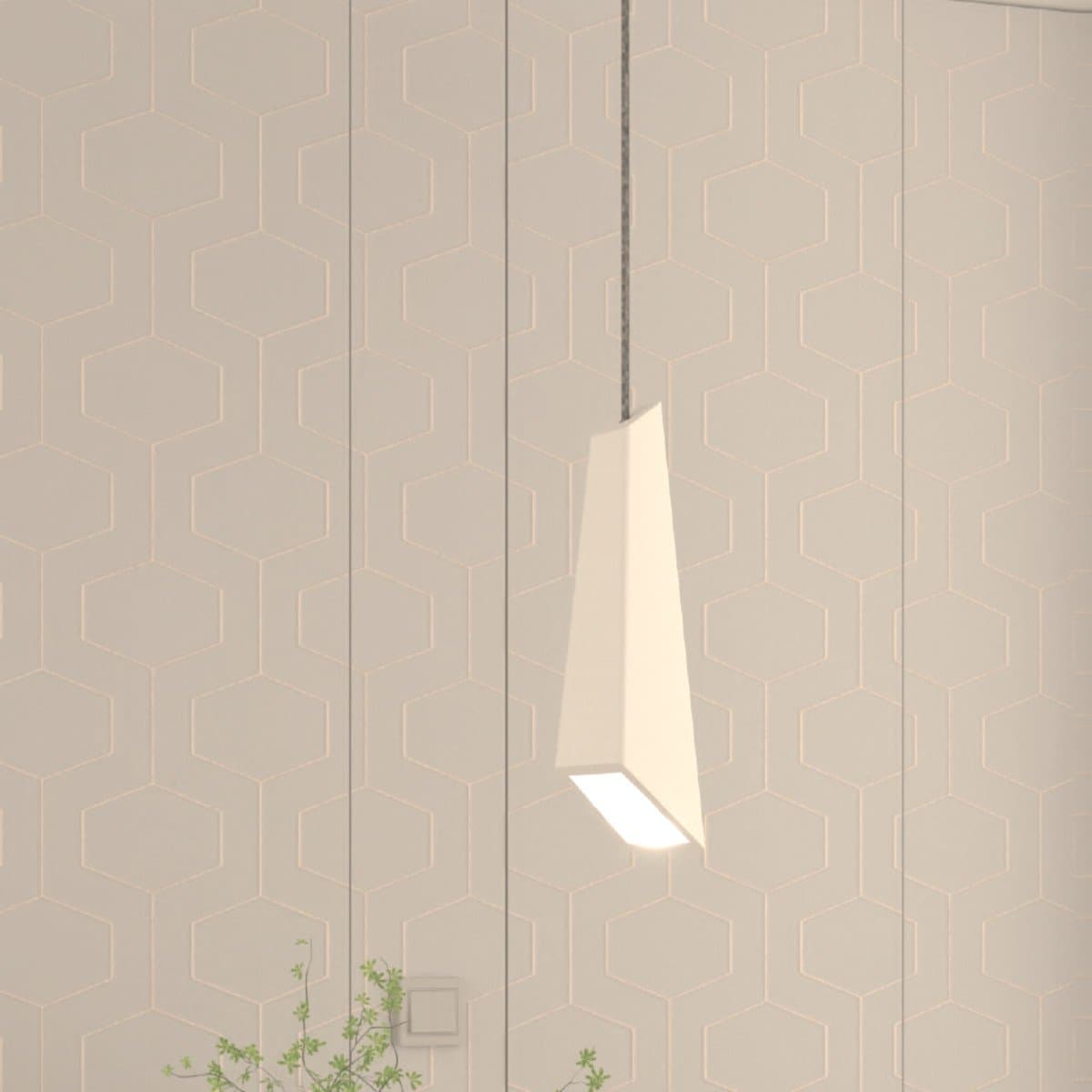 Sospensione gesso Lampadari Bartalini EDIMARIP GU10 LED verniciabile - 3