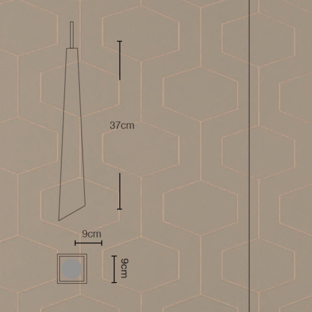 Sospensione gesso Lampadari Bartalini EDIMARIP GU10 LED verniciabile - 5