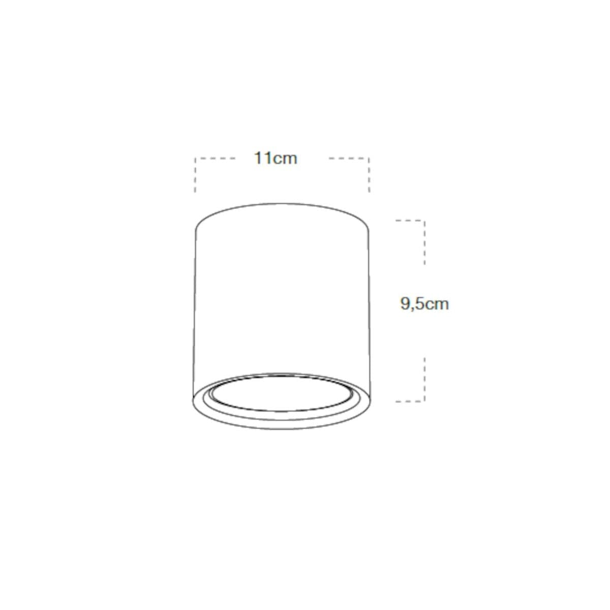 Plafoniera gesso Lampadari Bartalini DNATS LONG PLAP23 GX53 LED verniciabile - 3