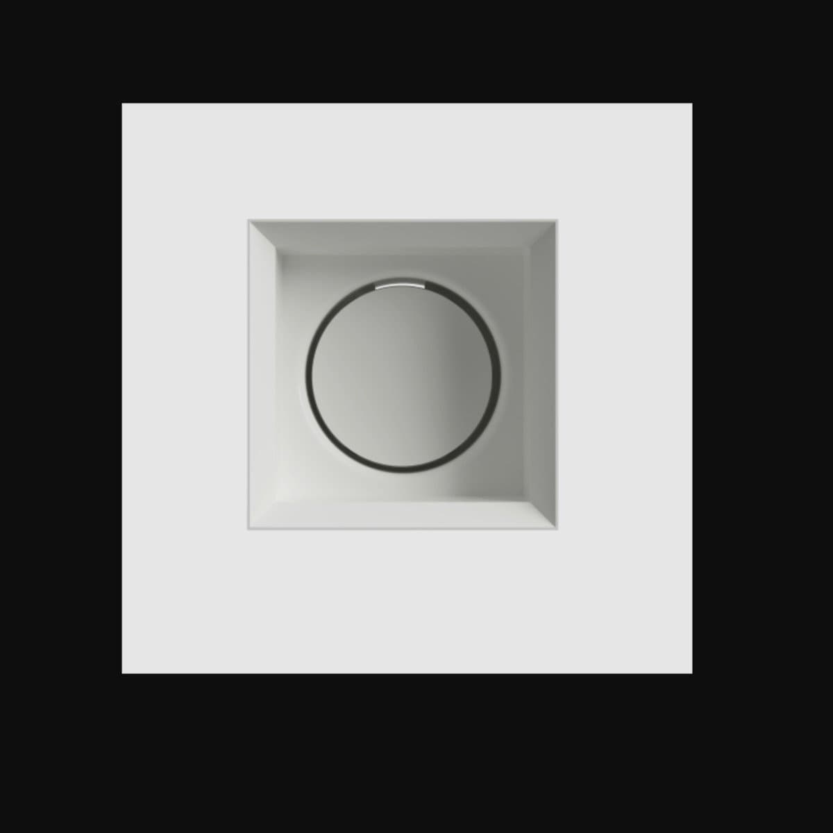 Plafoniera gesso Lampadari Bartalini ARAP 2 PLAP3 GX53 LED verniciabile - 2