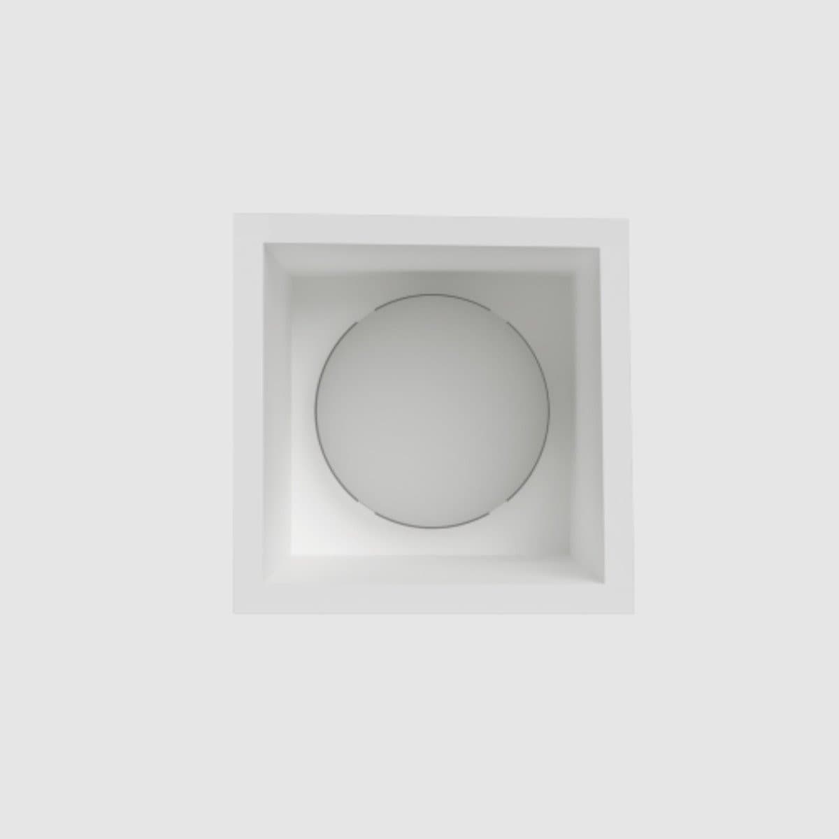 Plafoniera gesso Lampadari Bartalini ILISRAM 1 PLAP4 GX53 LED verniciabile - 3