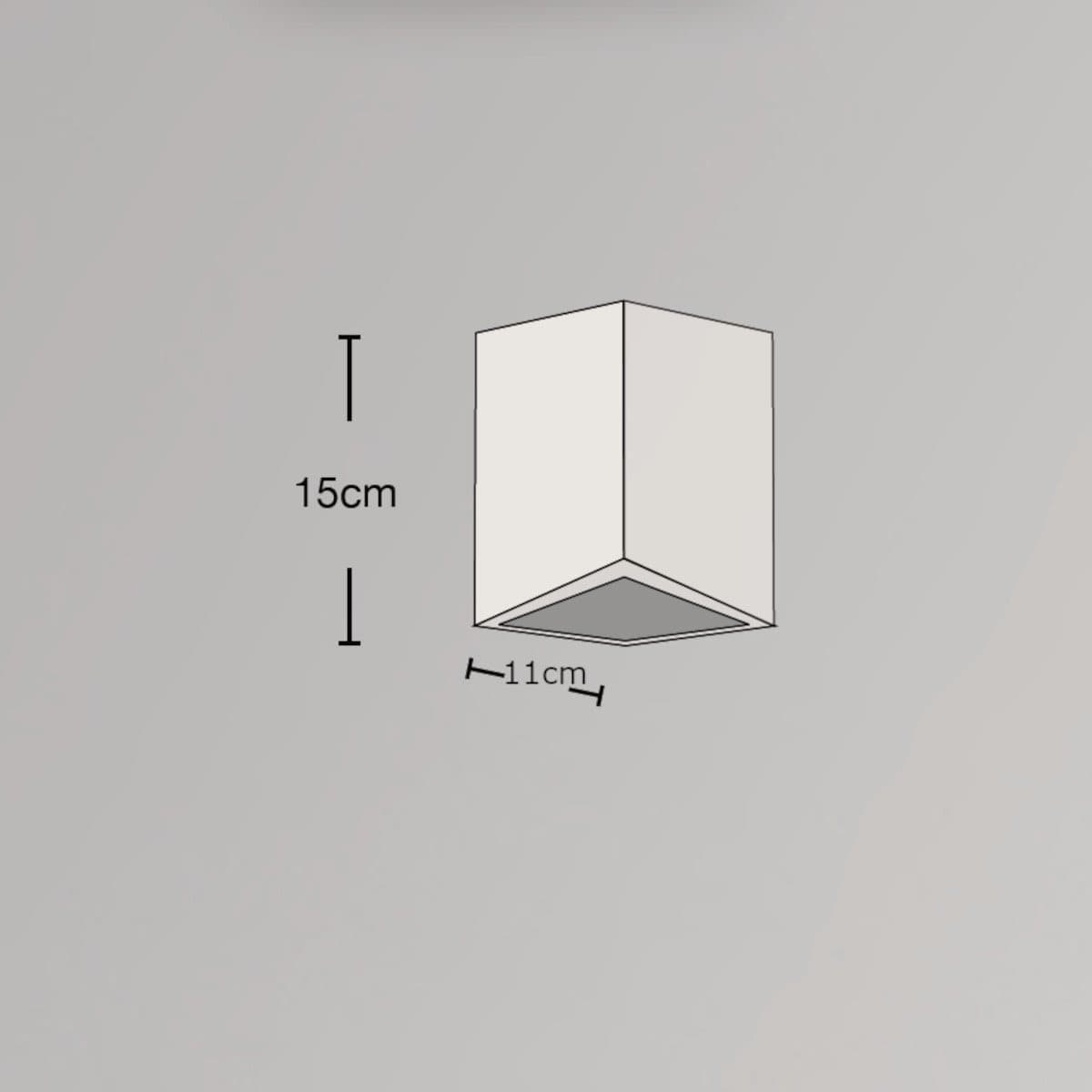Plafoniera gesso Lampadari Bartalini ILISRAM 1 PLAP4 GX53 LED verniciabile - 4