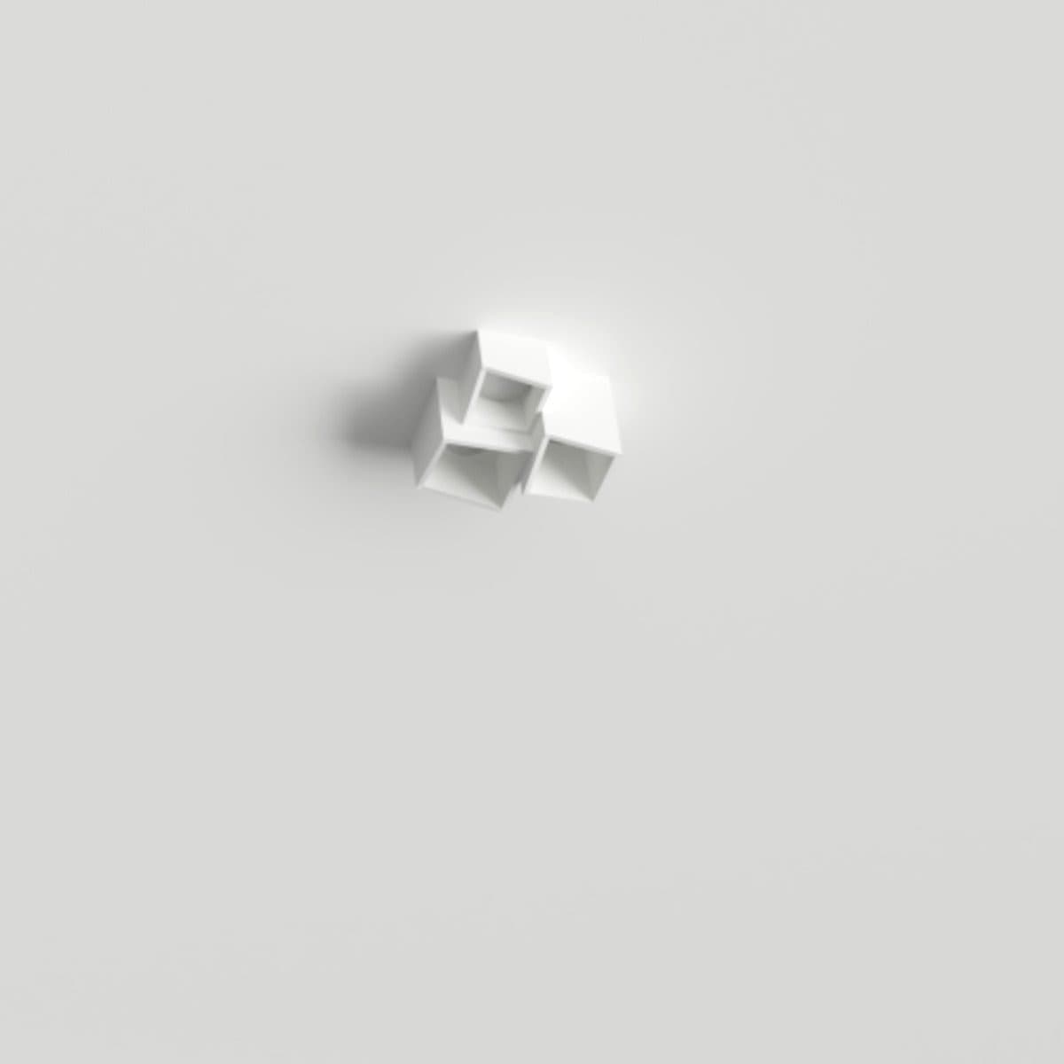 Plafoniera gesso Lampadari Bartalini ILISRAM 3 PLAP5 GX53 LED verniciabile - 3