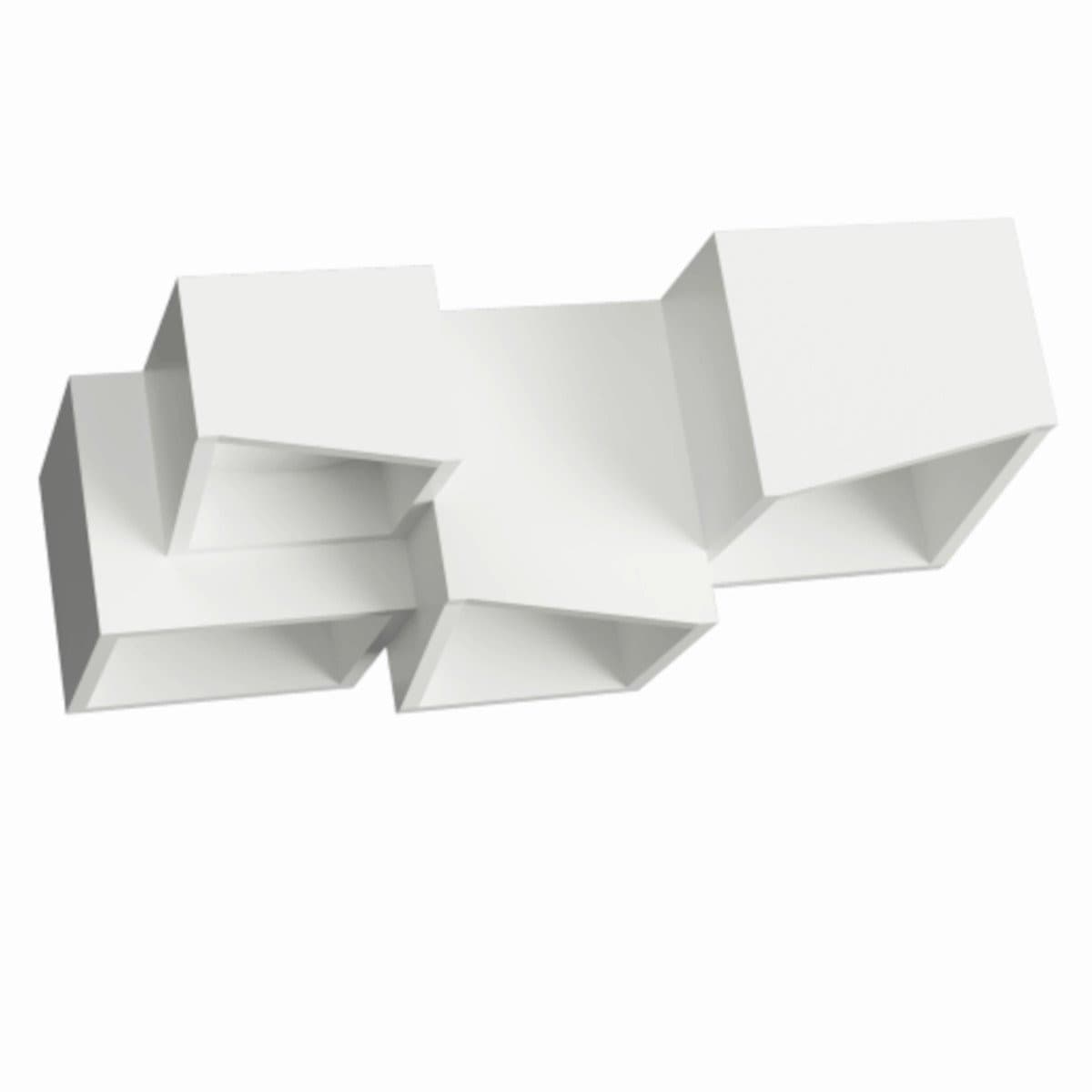 Plafoniera gesso Lampadari Bartalini ILISRAM 5 PLAP6 GX53 LED verniciabile - 2