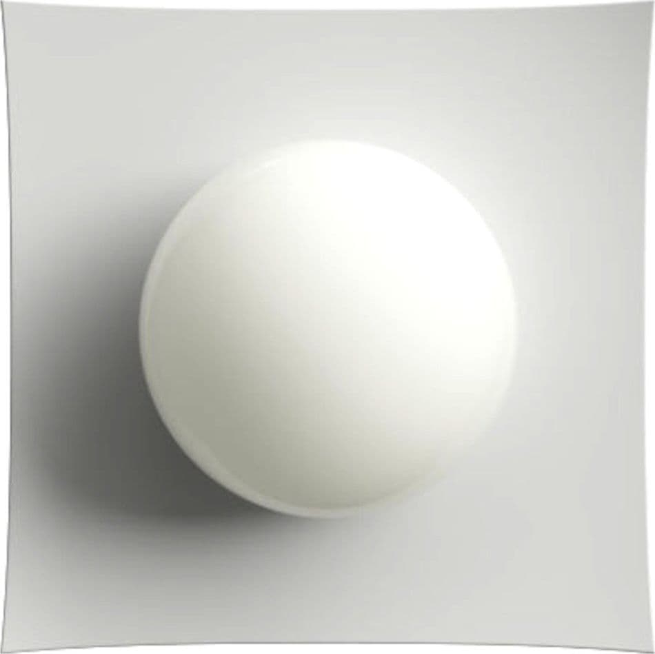 Plafoniera gesso Lampadari Bartalini AREFS 1 GX53 LED vetro verniciabile - 2