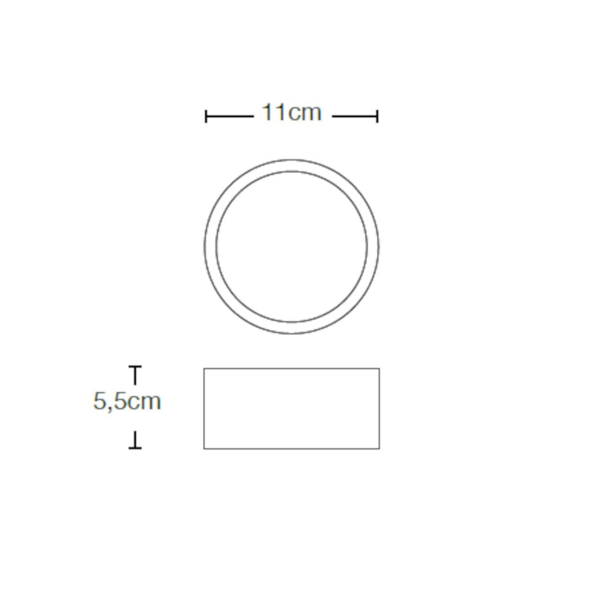 Plafoniera Lampadari Bartalini BUT O GX53 LED gesso verniciabile metallo - 3