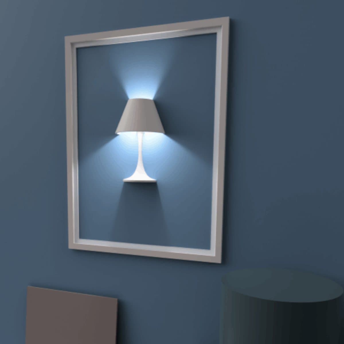 Applique gesso Lampadari Bartalini OTNAVEL AP6 G9 LED biemissione verniciabile - 5