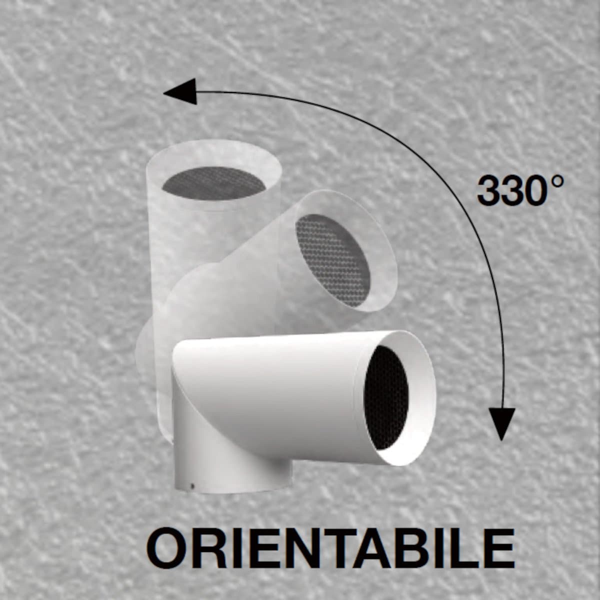 Plafoniera moderna Lampadari Bartalini ARETAM N GU10 LED orientabile alluminio - 5