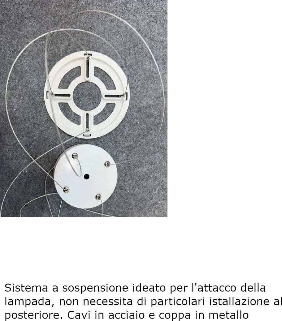 Plafoniera moderna Lampadari Bartalini SUNARU 40B LED IP44 alluminio - 4