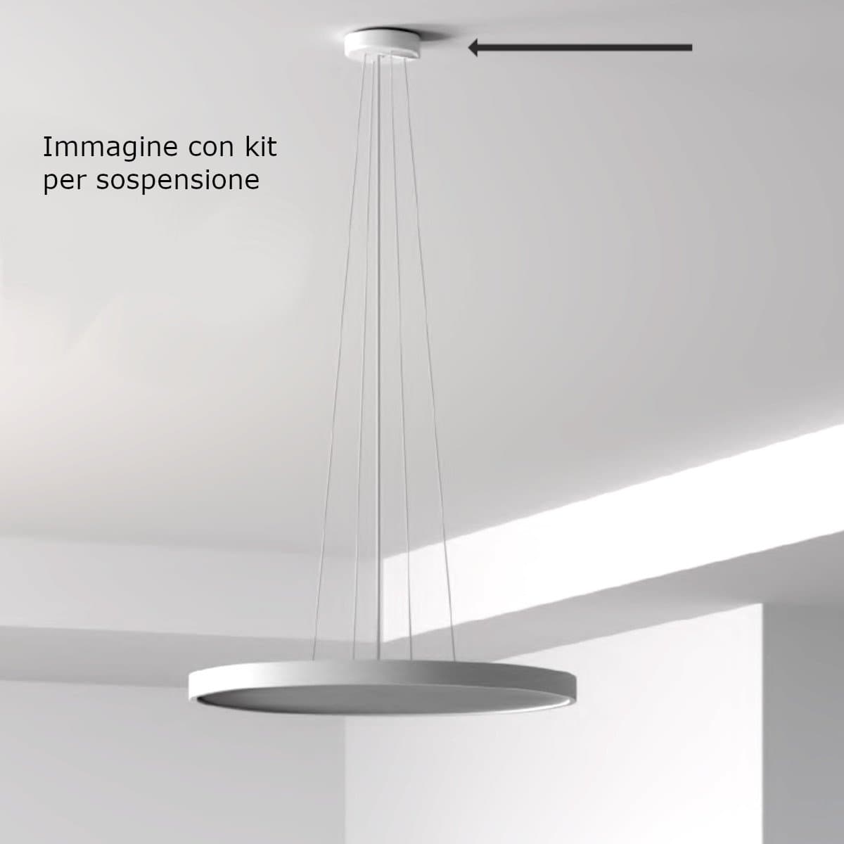 Plafoniera moderna Lampadari Bartalini SUNARU 40B LED IP44 alluminio - 5