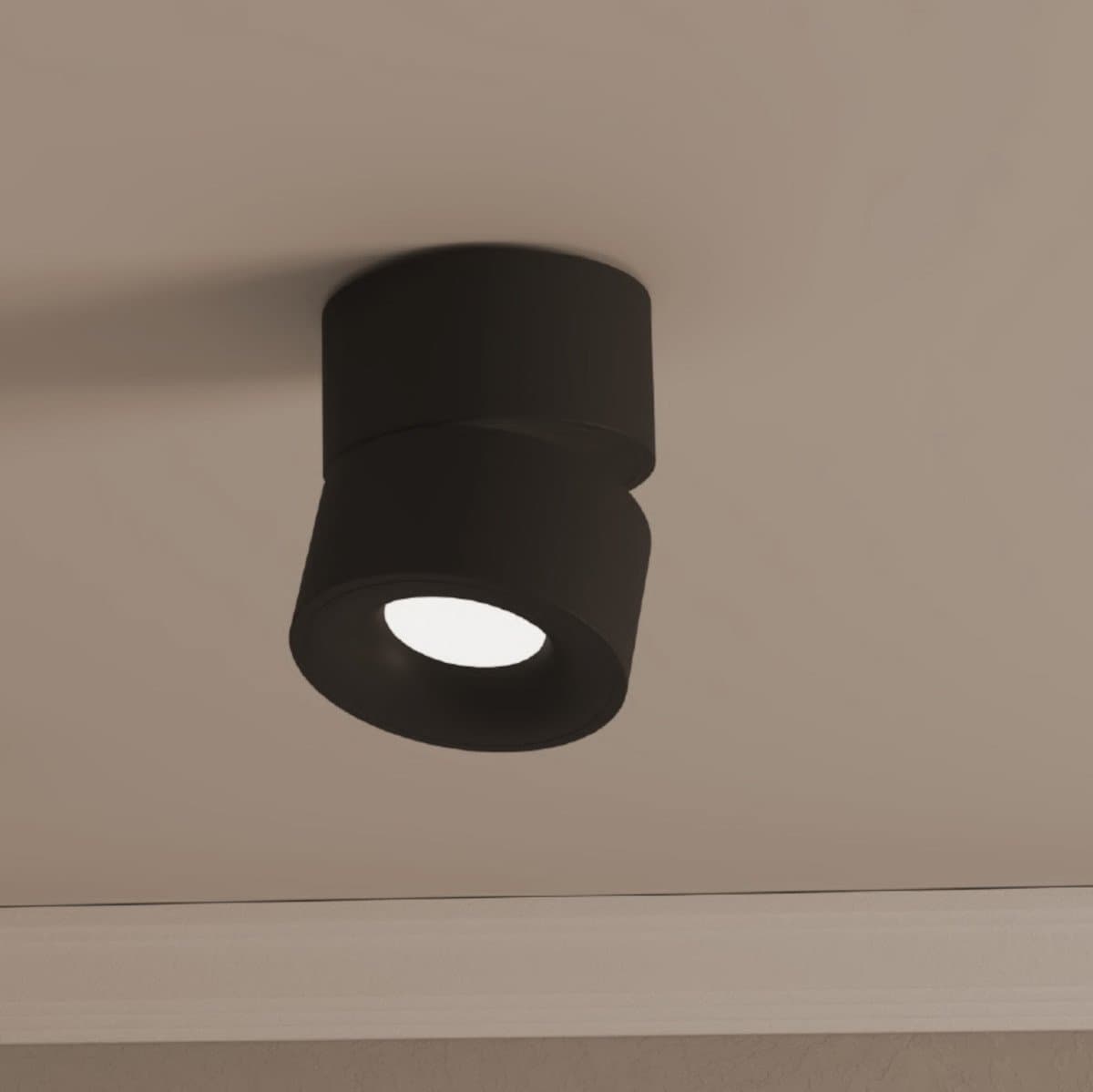 Plafoniera moderna Lampadari Bartalini YLS N LED orientabile alluminio - 2