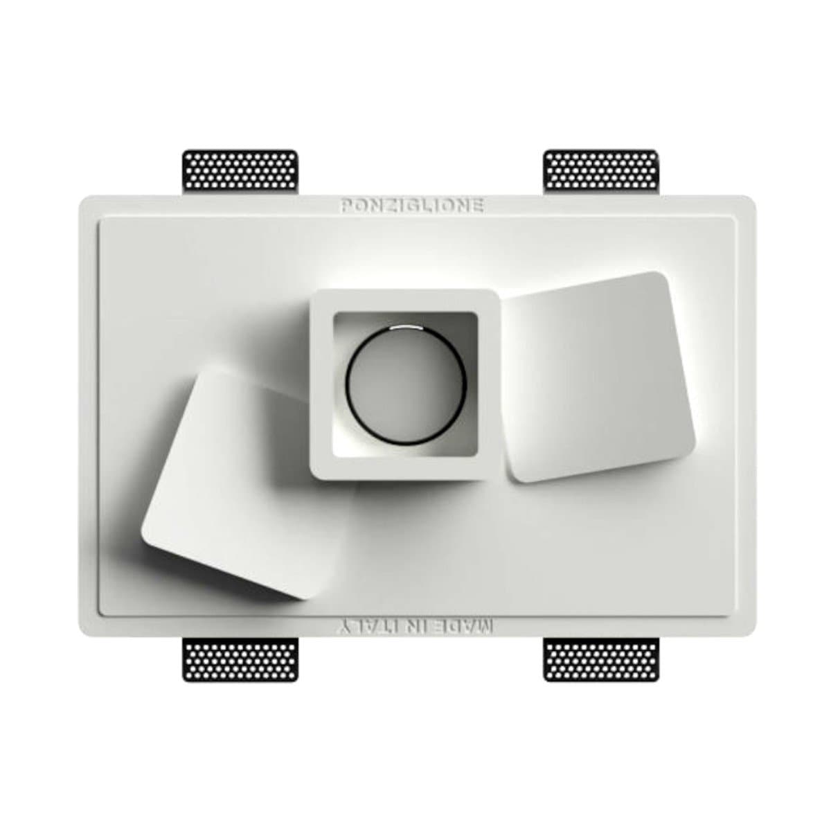 Faretto incasso Lampadari Bartalini SIRT FP25 GX53 LED gesso verniciabile - 2