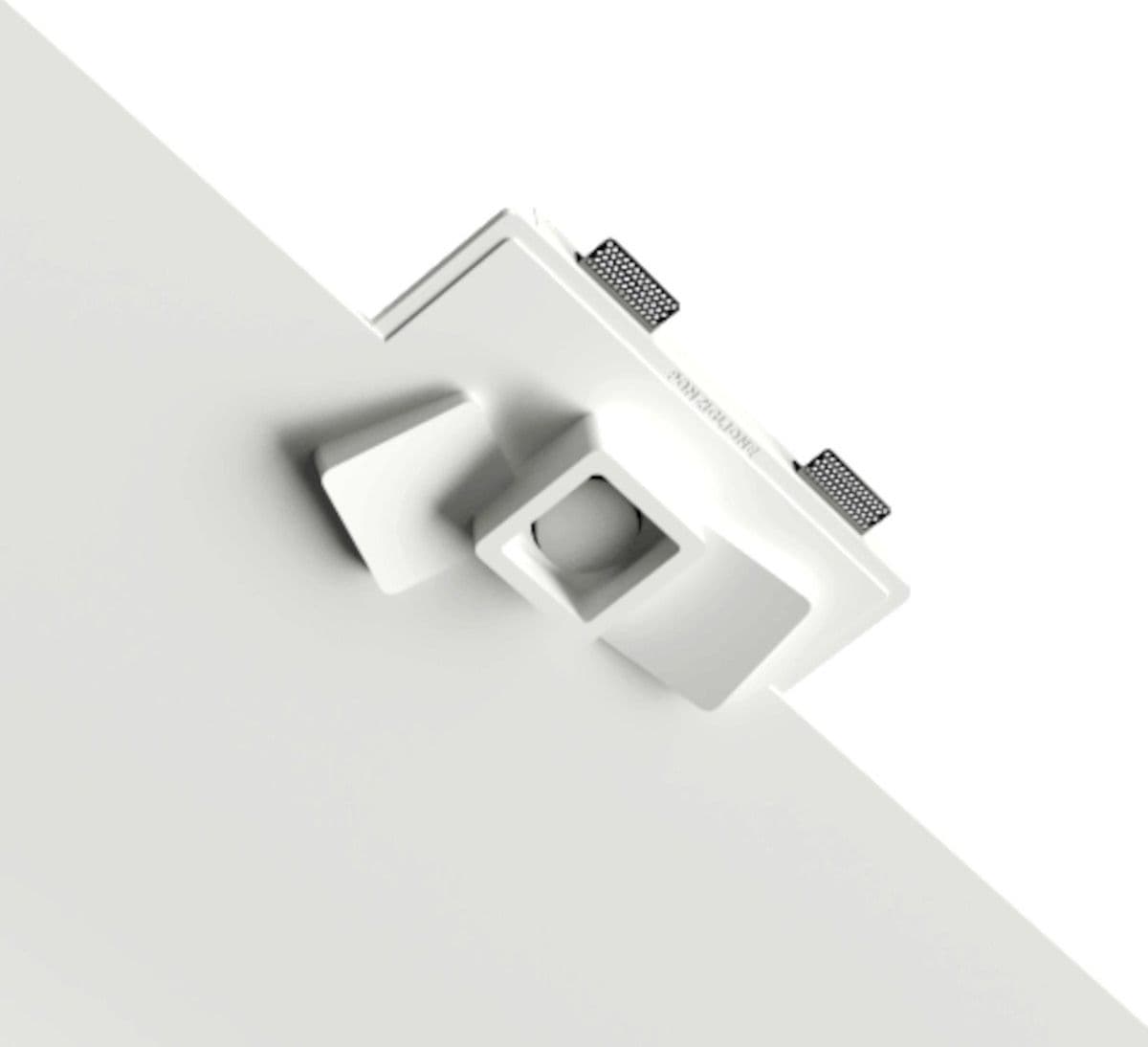 Faretto incasso Lampadari Bartalini SIRT FP25 GX53 LED gesso verniciabile - 3