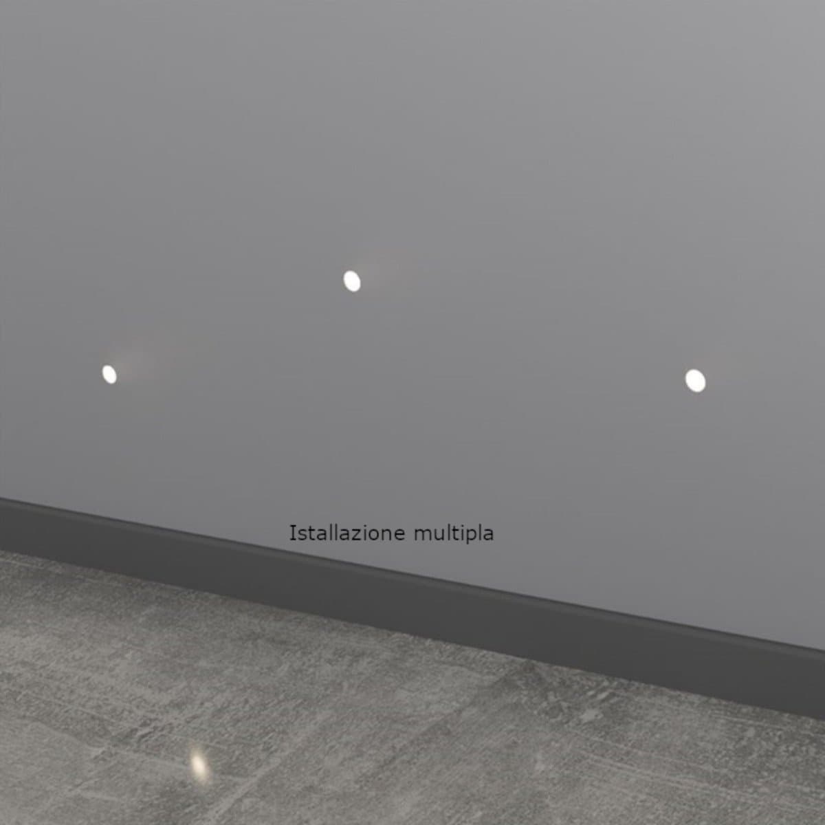 Segnapasso gesso Lampadari Bartalini OLLEAFFAR SP2 3C LED parete verniciabile - 2
