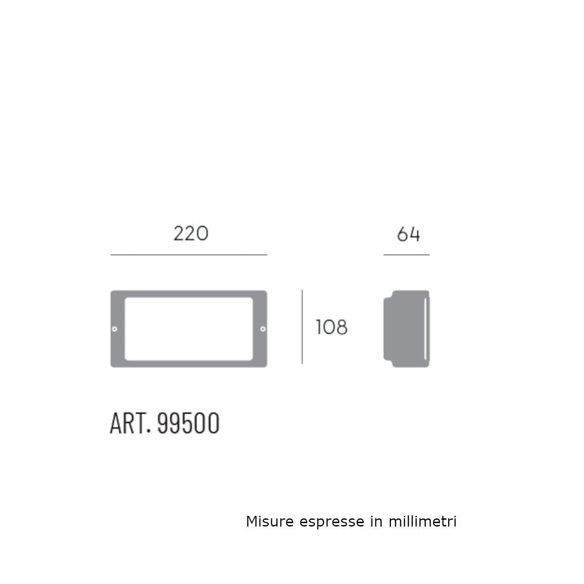 Applique moderno Sovil SCREEN 99500 16 LED alluminio - 3