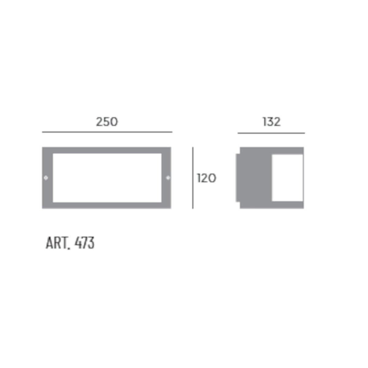 Applique classico Sovil UMBE Aperta 473 36 E27 LED alluminio - 4