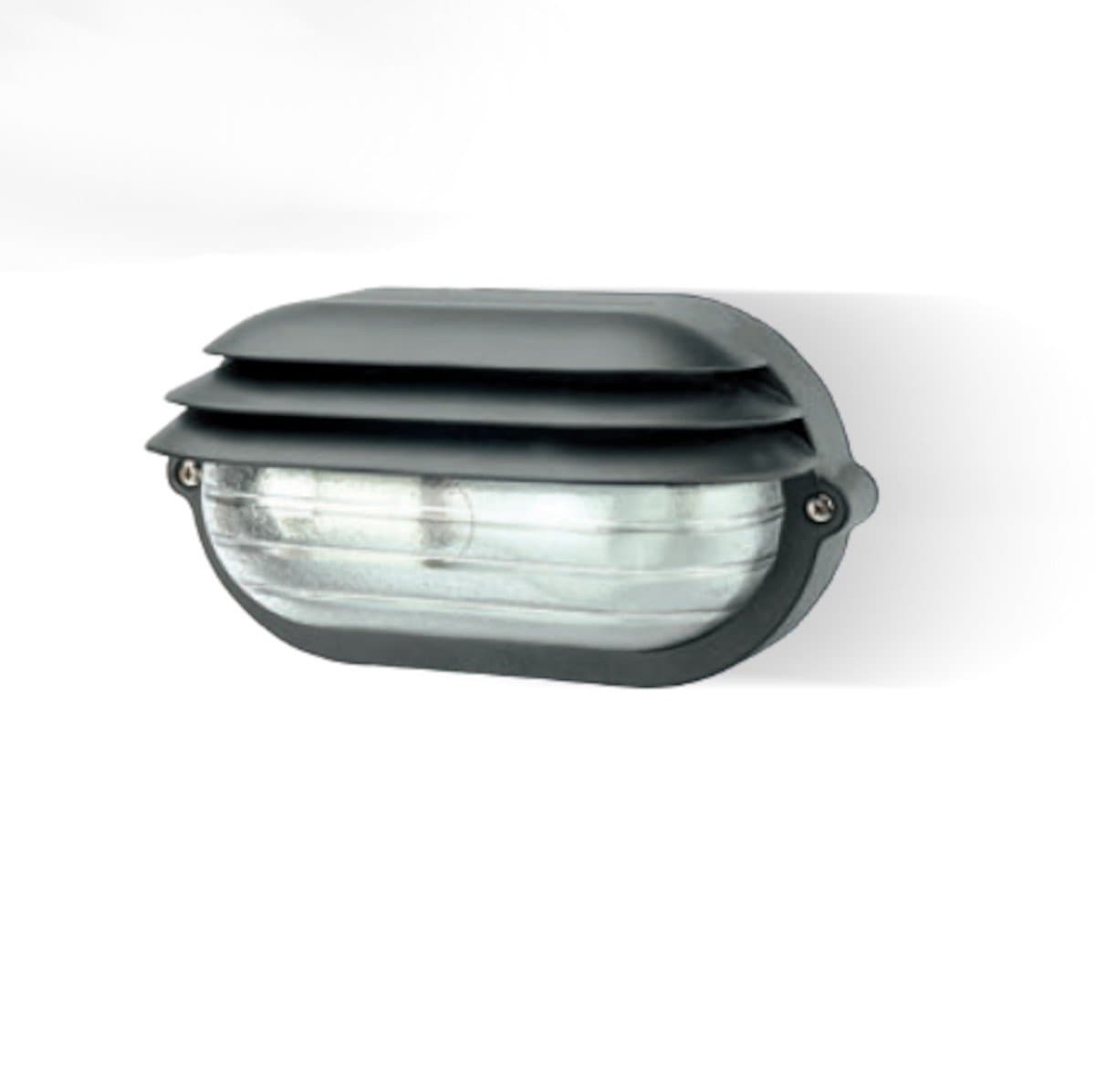 Applique moderno Sovil PALPEBRA OVALE 787 06 E27 LED alluminio vetro - 2
