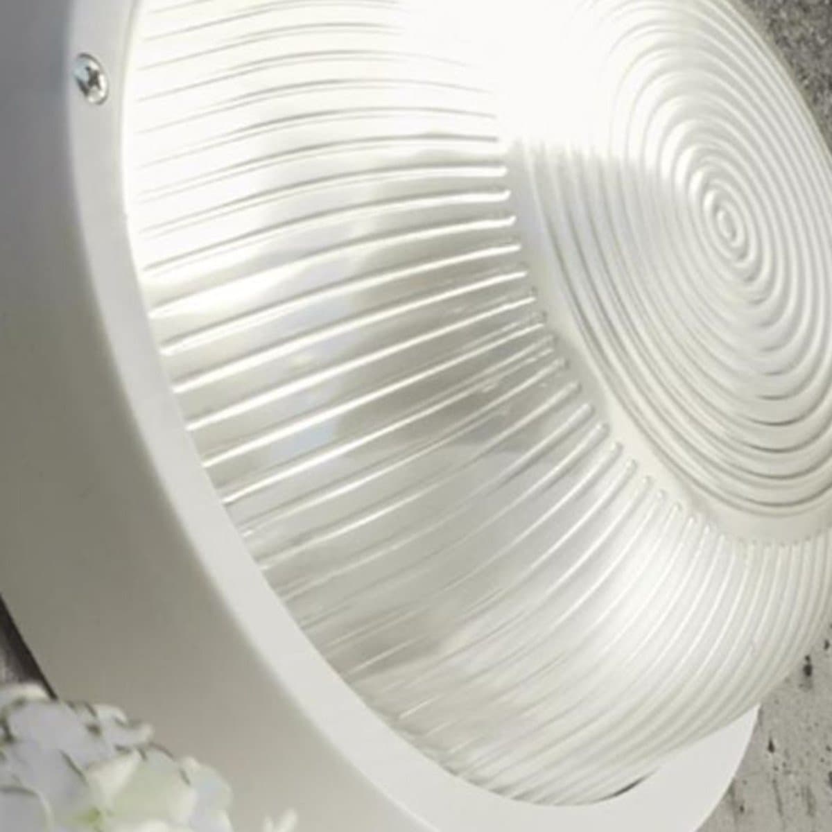 Applique moderno Sovil ECHO TONDA 47 02 E27 LED termoplastico vetro - 2
