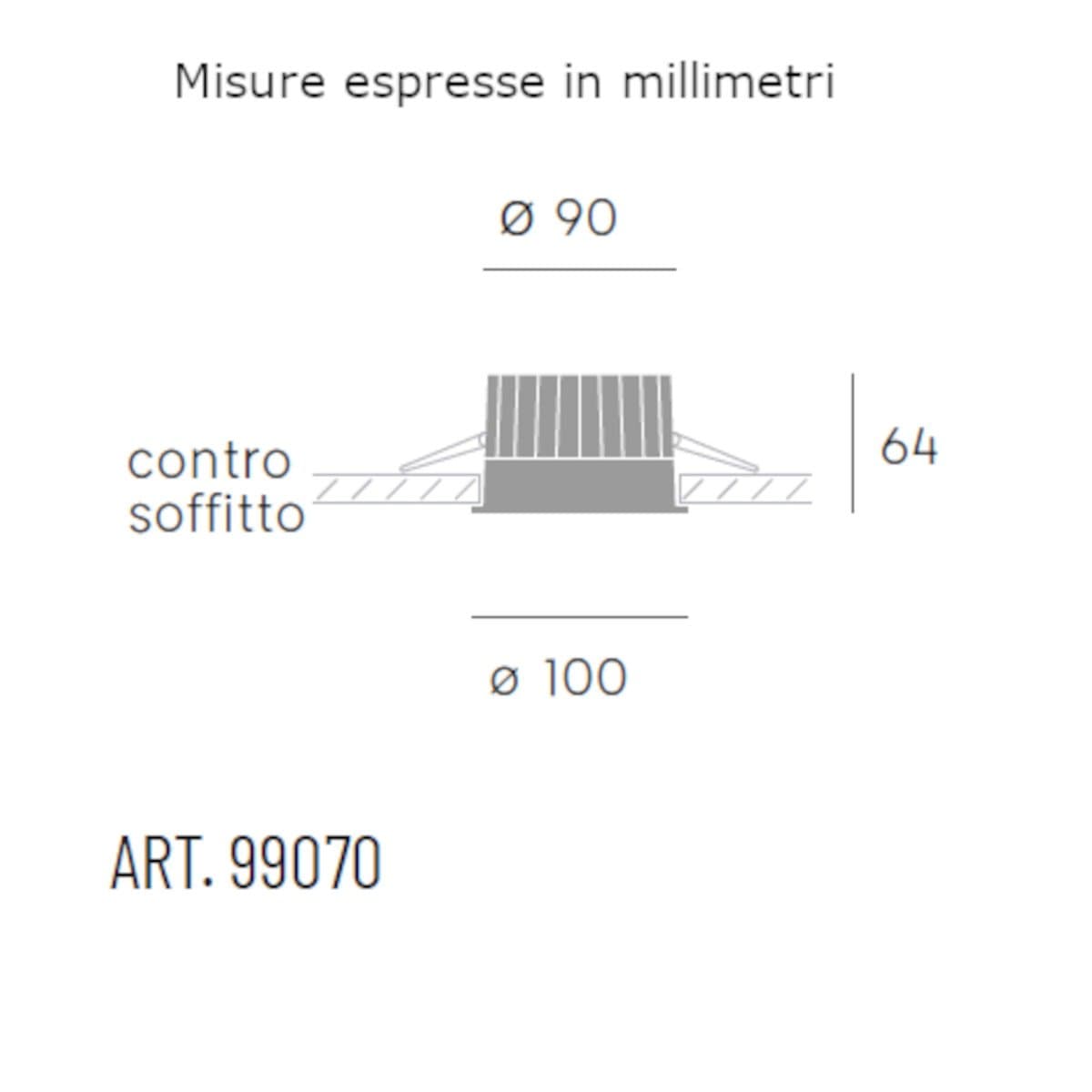 Faretto incasso Sovil SHOWER 98070 02 LED IP65 alluminio - 4