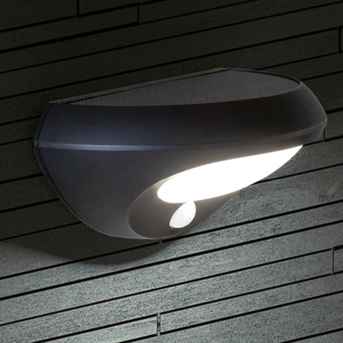 Applique solare Sovil OVVO 99183 02 LED IP44 alluminio termoplastico - 2