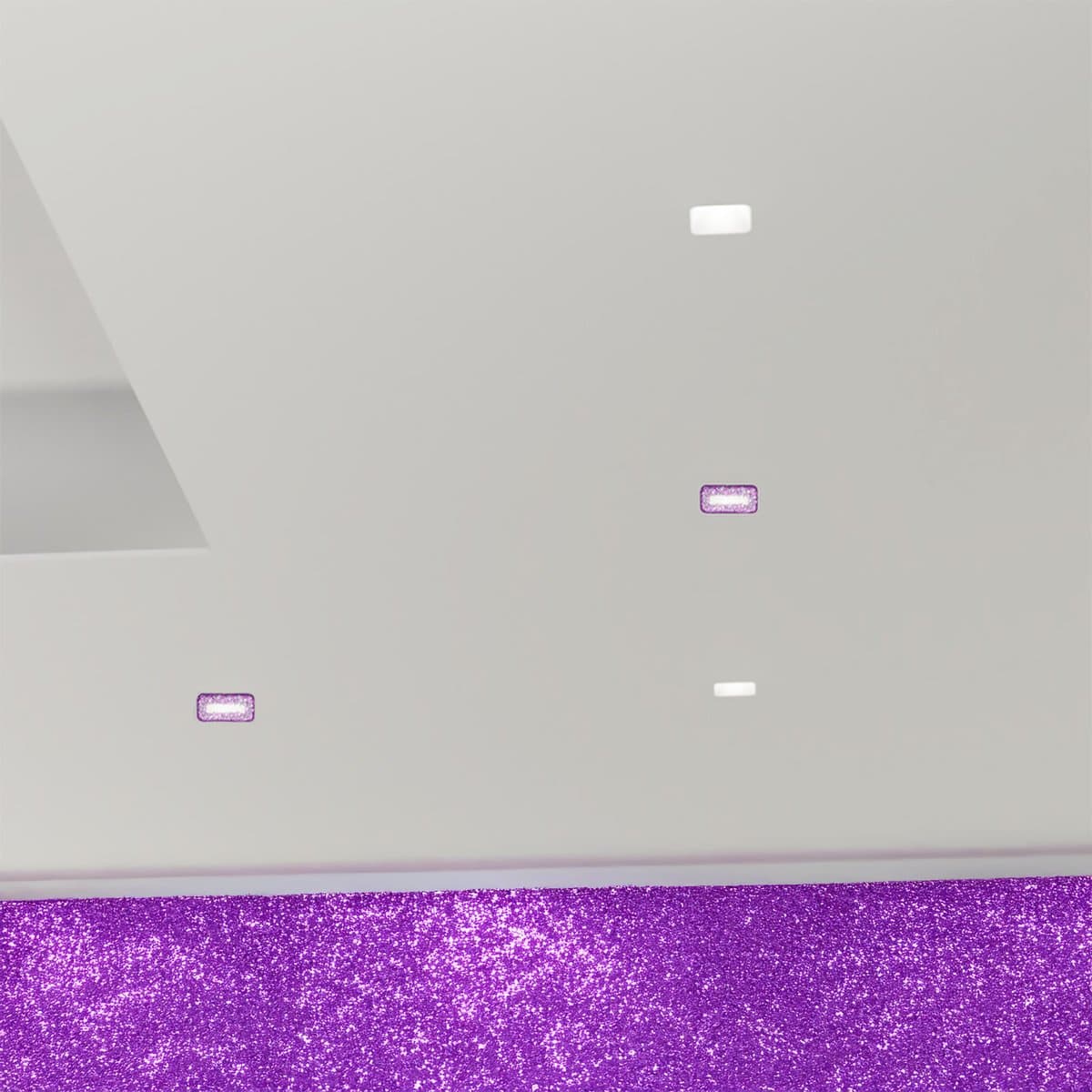 Faretto incasso quadrato Lampadari Bartalini EVEIL FP35 GU10 LED gesso - 2