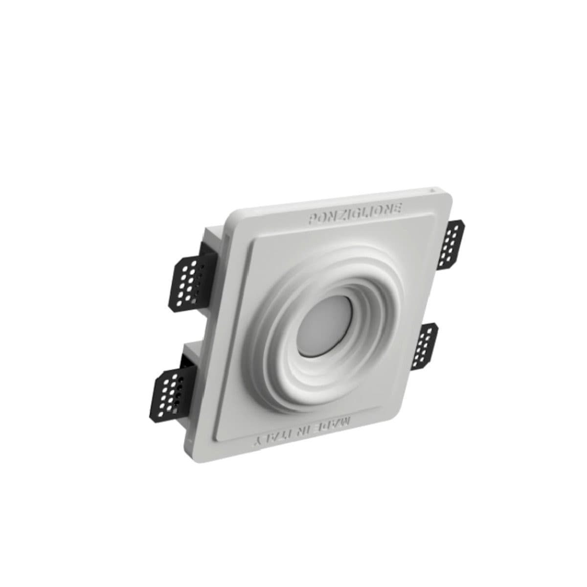 Faretto incasso Lampadari Bartalini AUGA FP1 GU10 LED gesso verniciabile - 2