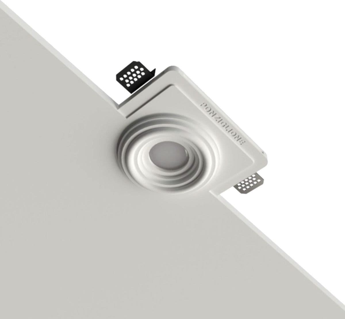 Faretto incasso Lampadari Bartalini AUGA FP1 GU10 LED gesso verniciabile - 4