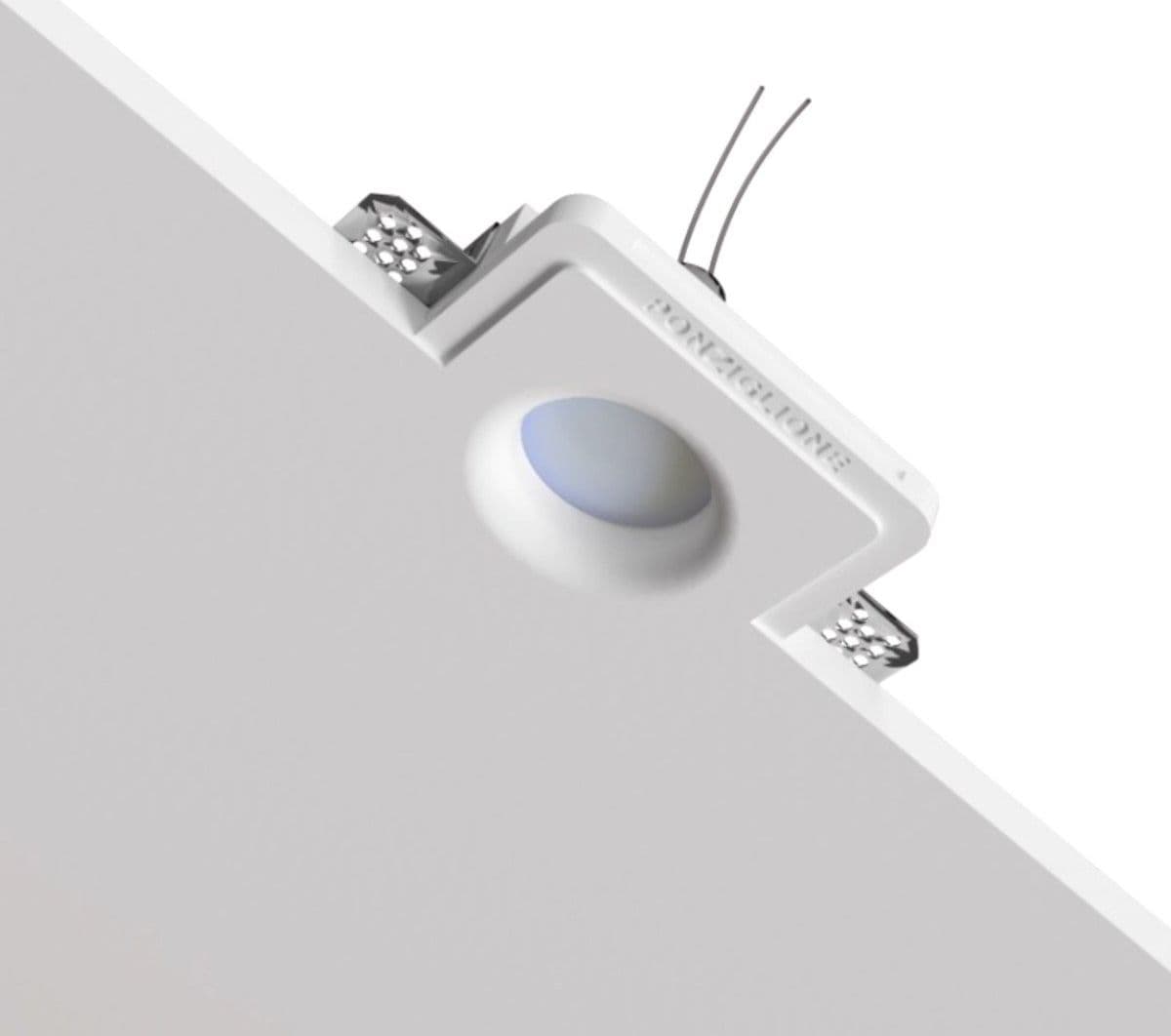 Faretto incasso Lampadari Bartalini NOYNAC FP7 GU10 LED gesso verniciabile - 4