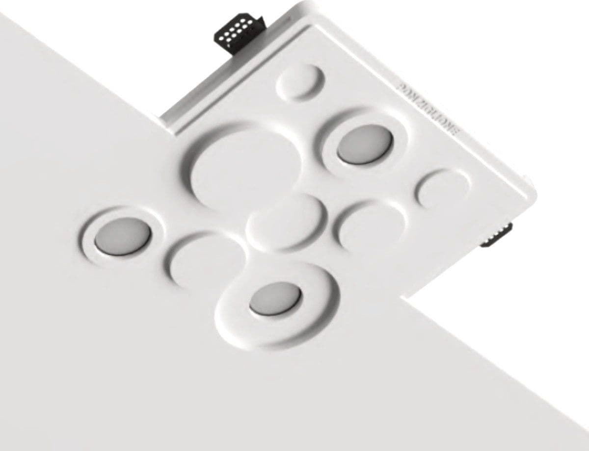 Faretto incasso Lampadari Bartalini ENOTSWOLLEY FP46 GU10 LED gesso verniciabile - 2