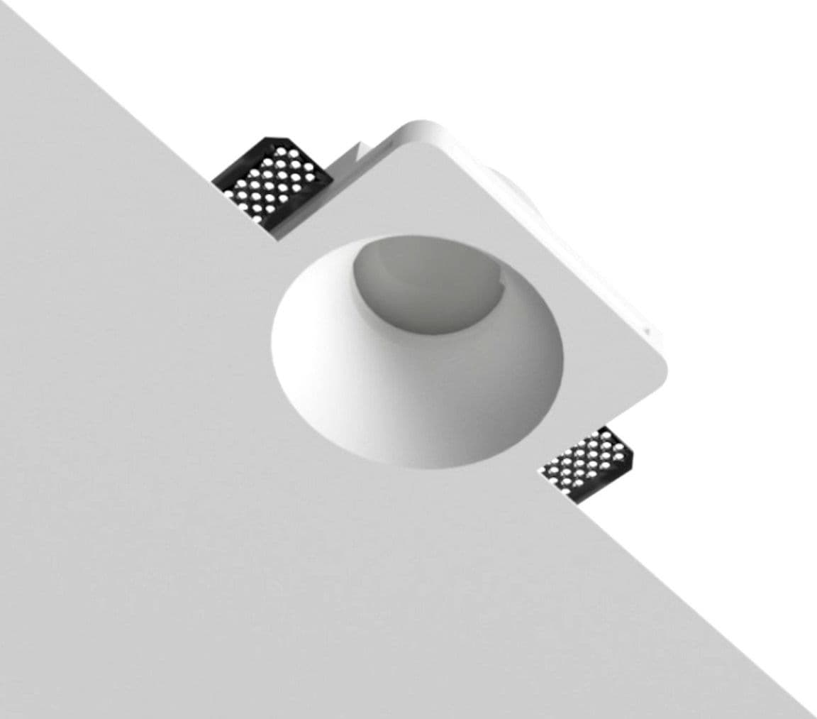 Faretto incasso Lampadari Bartalini RETARC 060 GU10 LED gesso verniciabile - 2