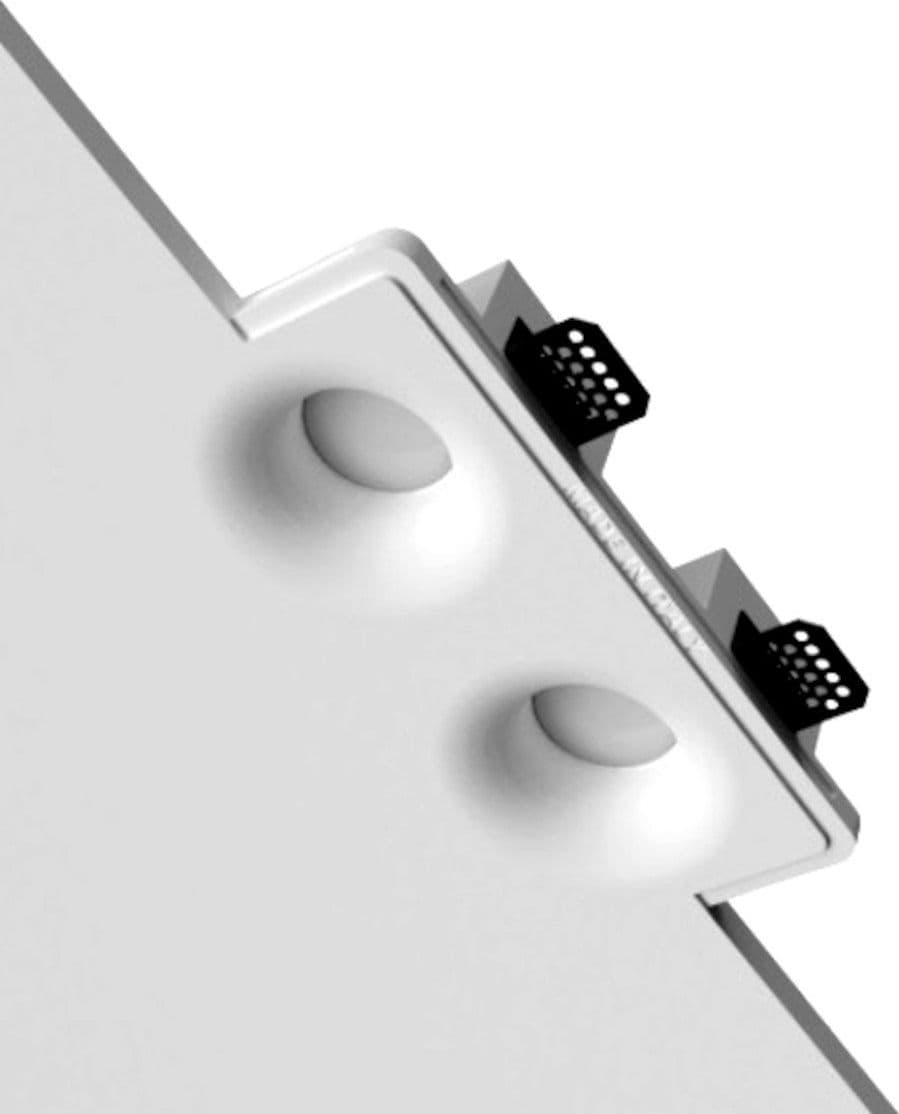 Faretto incasso Lampadari Bartalini ONAZNESED 045D GU10 LED gesso verniciabile - 3