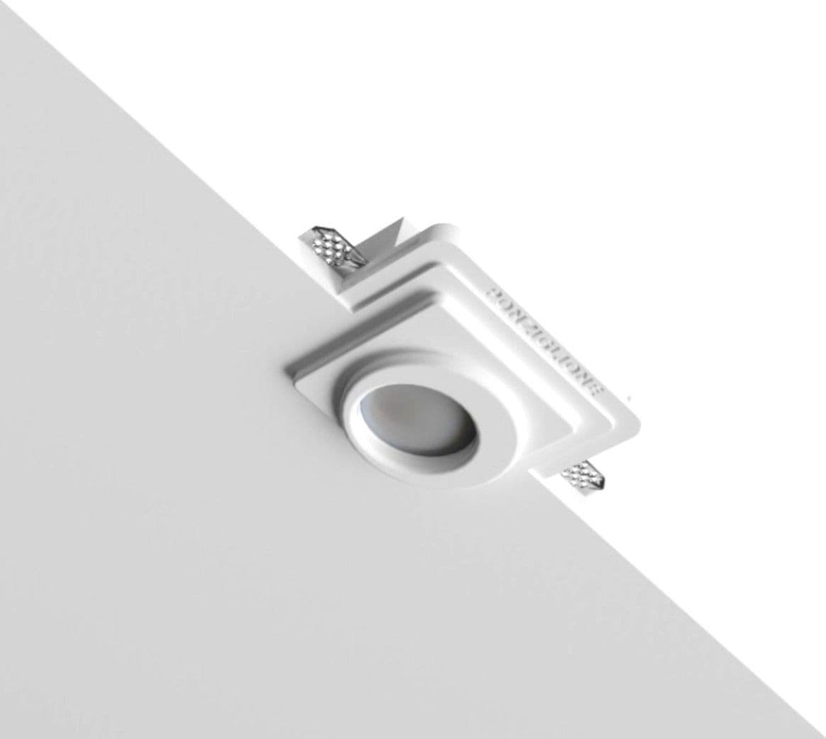 Faretto incasso gesso Lampadari Bartalini XILEF FP6 GU10 LED verniciabile - 3