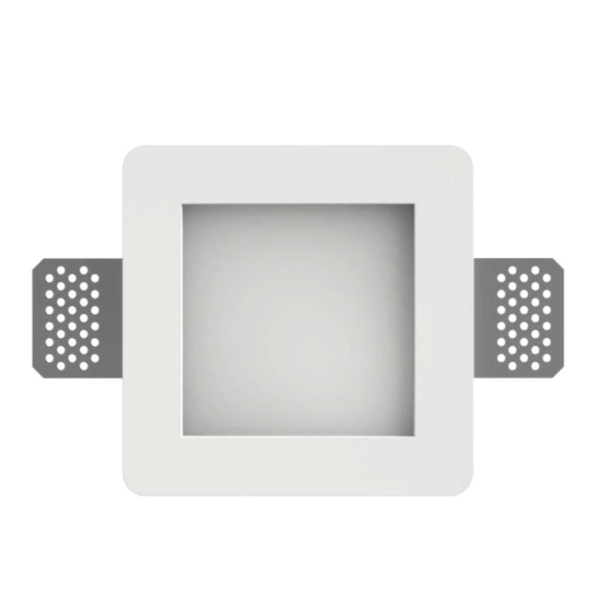 Faretto incasso Lampadari Bartalini EGNEHENOTS 080 GU10 LED vetro gesso verniciabile - 2
