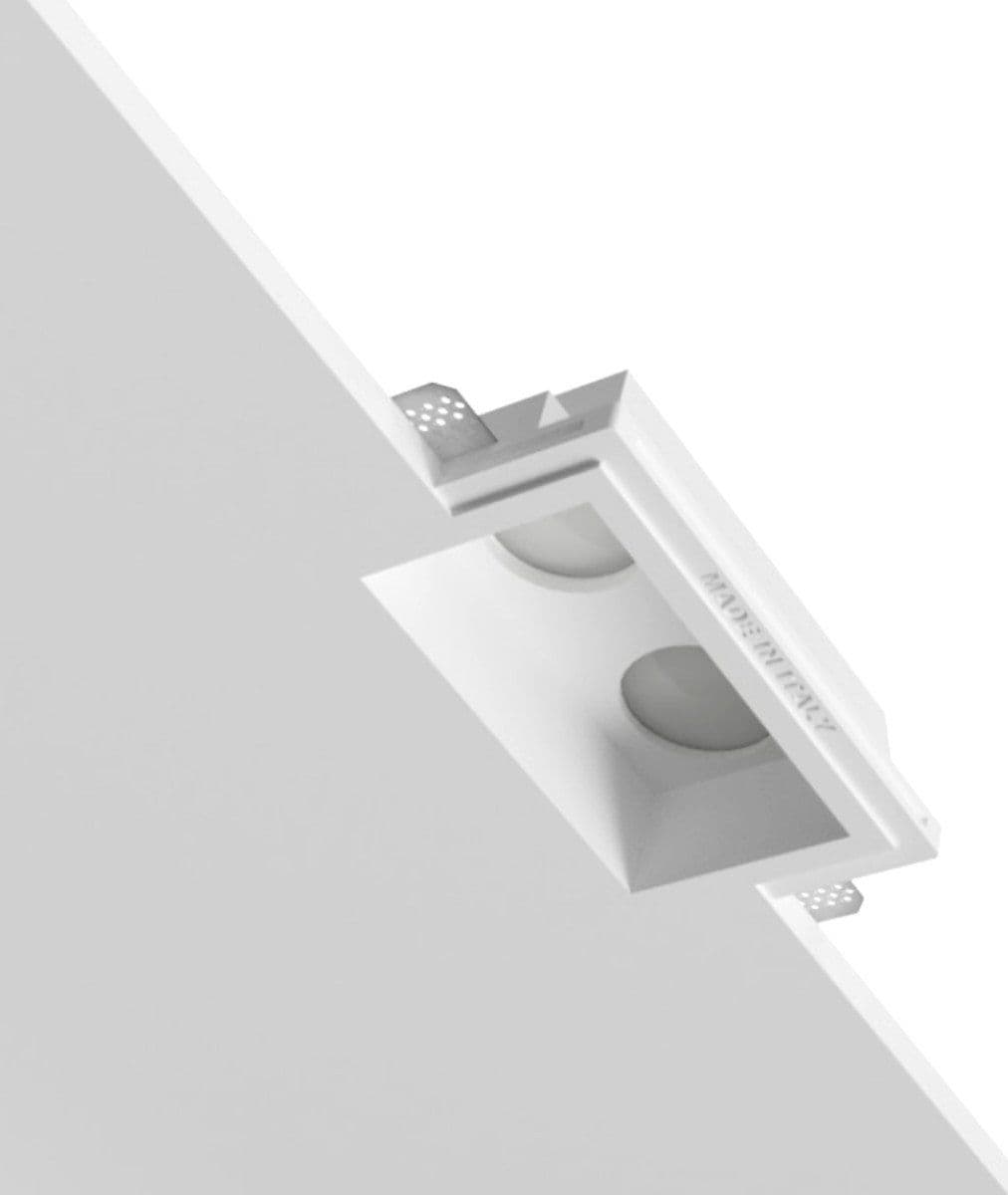 Faretto incasso Lampadari Bartalini GIB HOLE 096 GU10 LED gesso verniciabile - 3