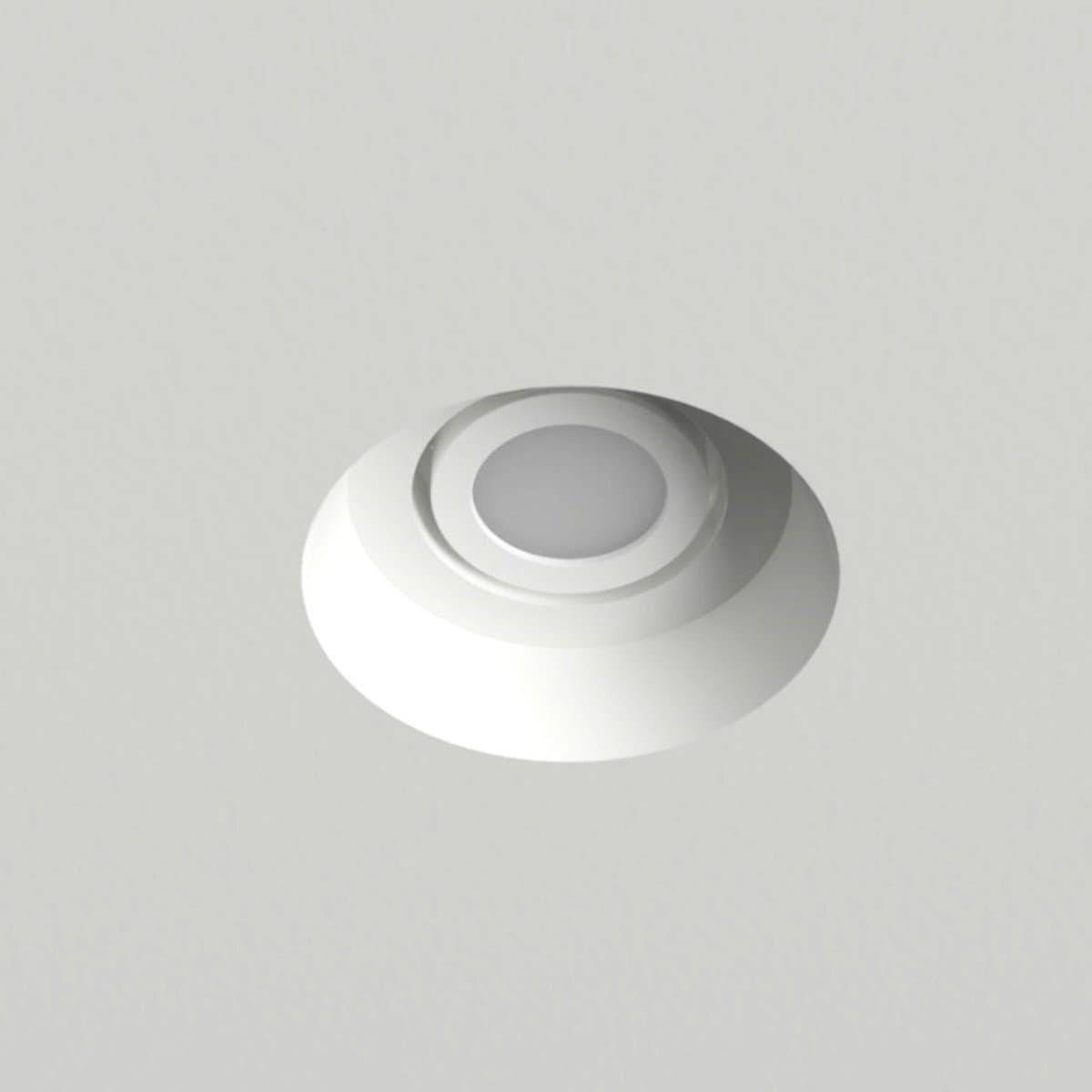 Faretto incasso Lampadari Bartalini SEYE R GU10 LED gesso verniciabile - 4